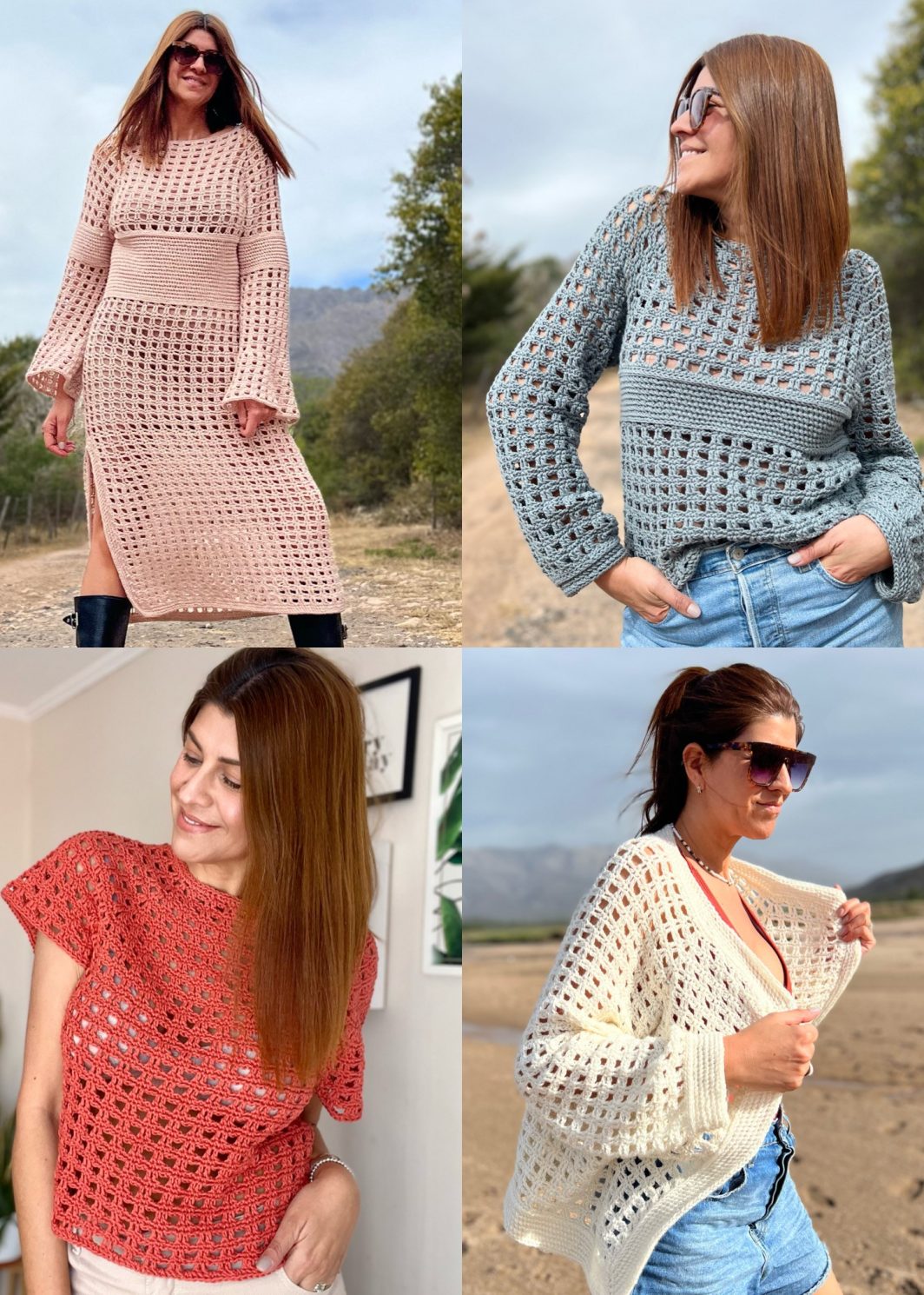 Combo Trifecta- Cárdigan, túnica, sweater, top -25%