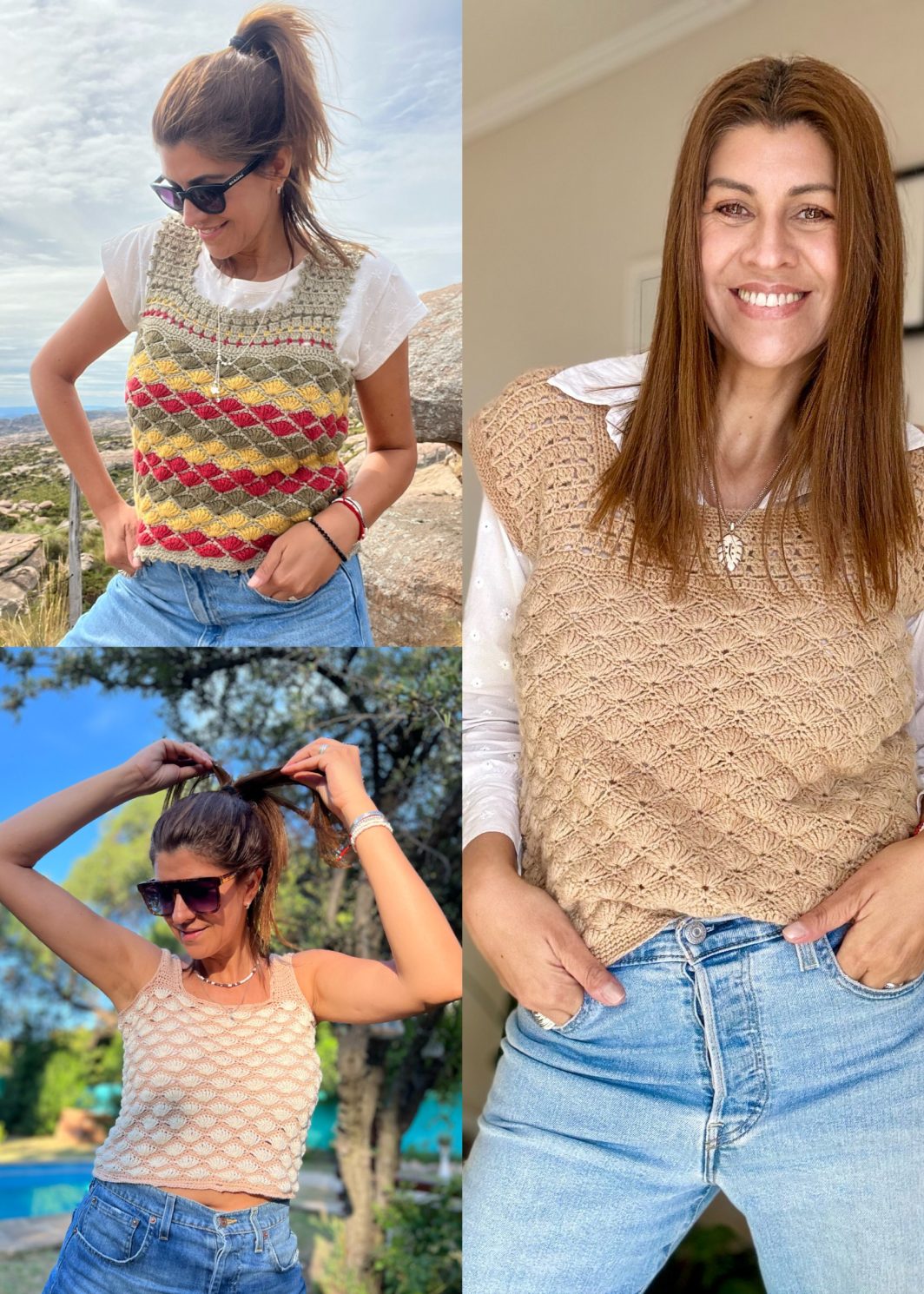 Patrón Top y Chaleco Luna y Sol