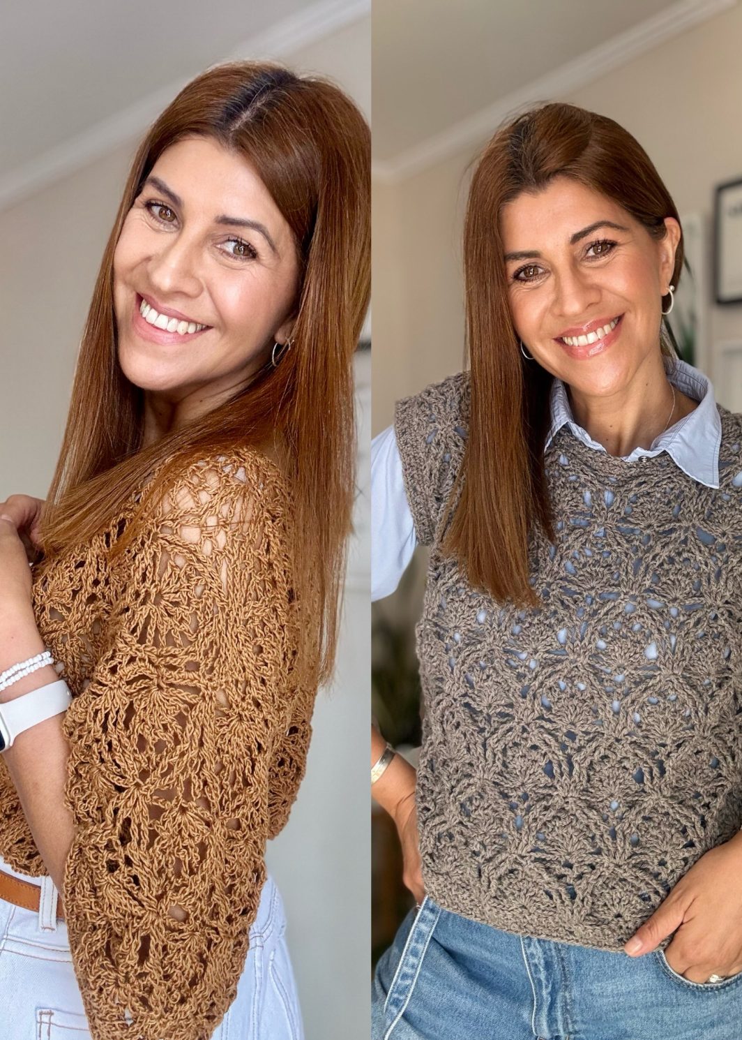 "Trama a tiempo" Curso descargable para tejer prendas atemporales a Crochet